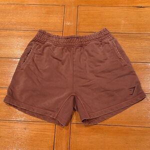 Gymshark Men's Athletic Shorts in Brown